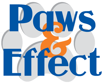 A picture of the word paws and effect.